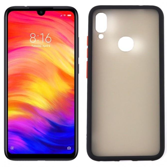 Чехол MATT CASE для Xiaomi Redmi Note 7 Чёрный
