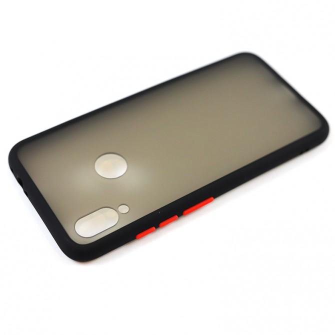 Чехол MATT CASE для Xiaomi Redmi Note 7 Чёрный-4