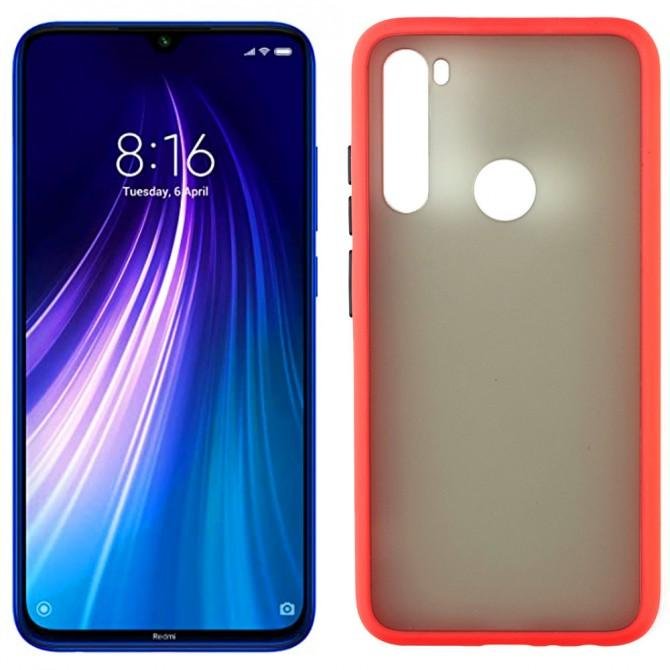 Чохол MATT CASE для Xiaomi Redmi Note 8 Червоний