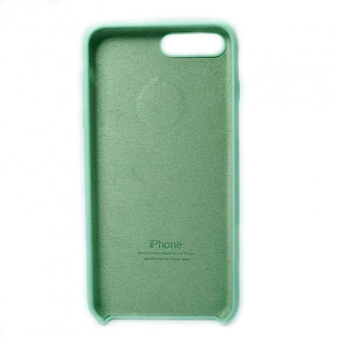 Оригінальний силіконовий чохол для iPhone 7/8 Пастельно Зелений-1
