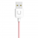 Кабель Usams U-Turn Lightning – USB 1м Pink (IPUSBXD04)