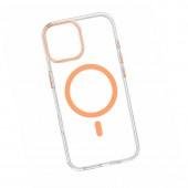 Чехол-накладка Anti-Fall для iPhone 16 Pro Transparent / Orange