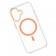 Чохол-накладка Anti-Fall для iPhone 16 Transparent / Orange