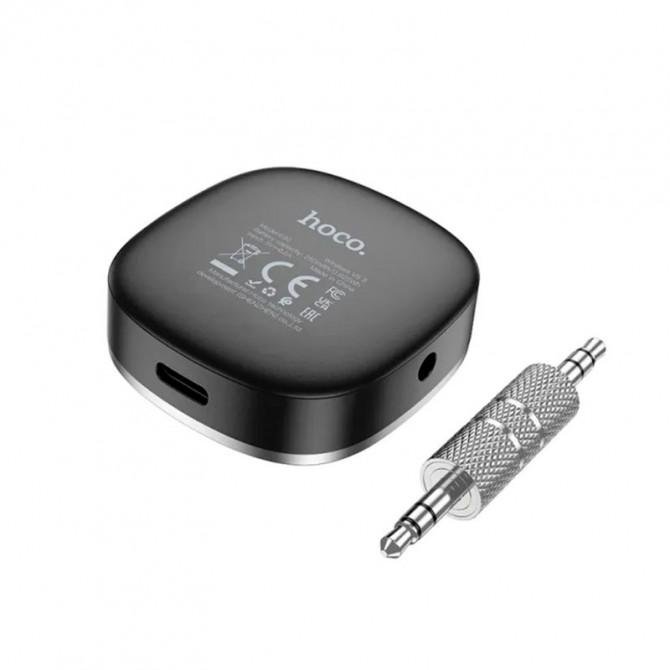 Bluetooth ресивер Hoco E80 Travel Car AUX BT Black-2