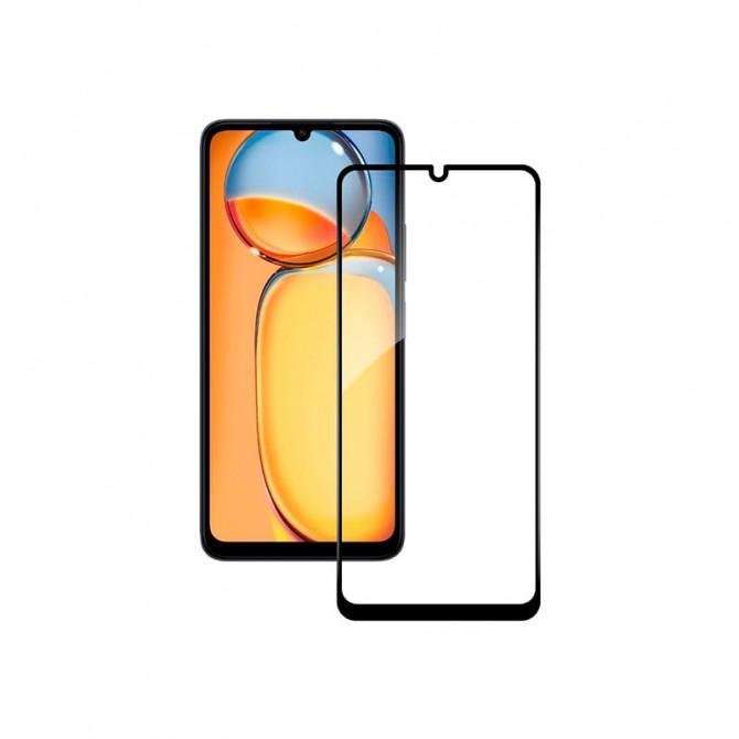 Захисне скло для XIAOMI Redmi 13C/Poco C65 Full Glue (0.3 мм, 2.5D, чорне)