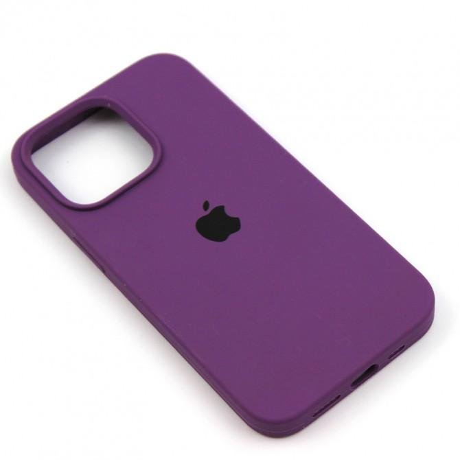 Оригінальний силіконовий чохол для iPhone 13 mini Світло Фіолетовий FULL-1