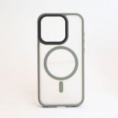 Чехол TPU+PC Metal Buttons with MagSafe для Apple iPhone 15 Pro (6.1