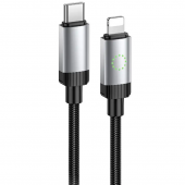 Кабель Hoco X117 Star Type-C to Lightning 27W Black 1m