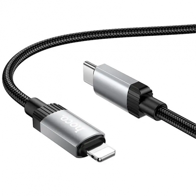 Кабель Hoco X117 Star Type-C to Lightning 27W Black 1m-1