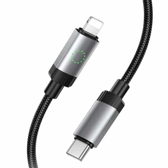Кабель Hoco X117 Star Type-C to Lightning 27W Black 1m-2