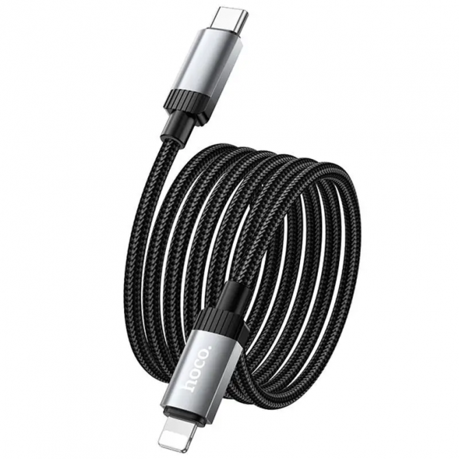 Кабель Hoco X117 Star Type-C to Lightning 27W Black 1m-3