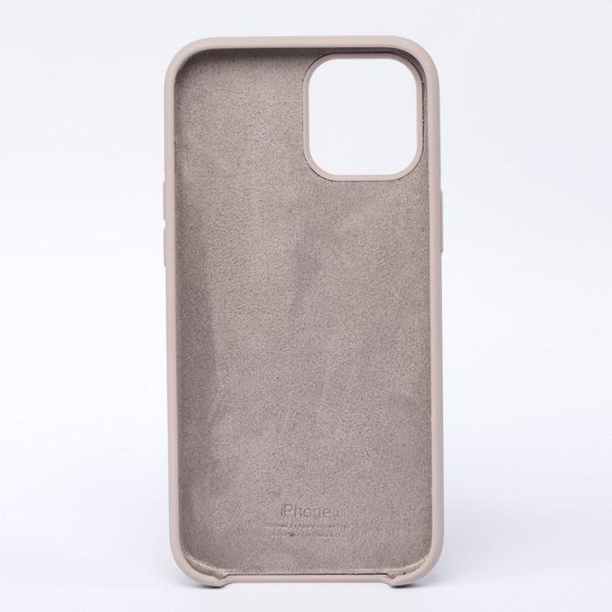 Силиконовый чехол для iPhone 11 Темно Бежевый FULL-1