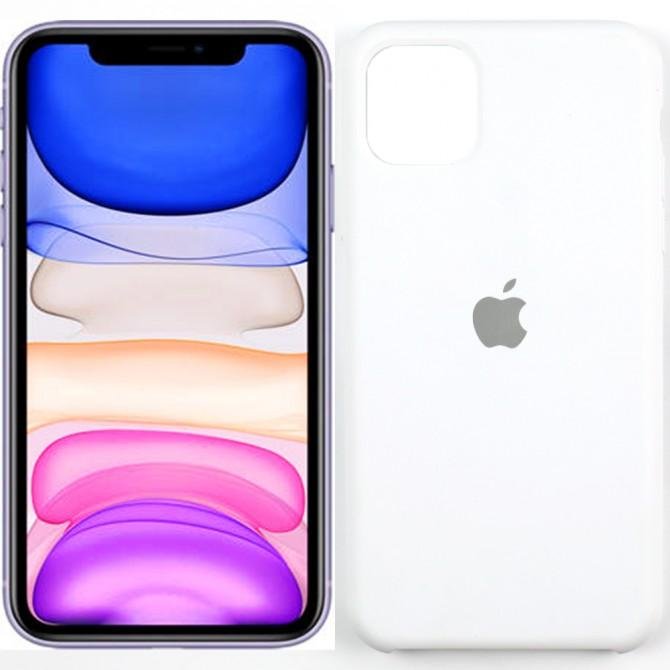 Чехол силиконовый для iPhone 11 Pro Белый