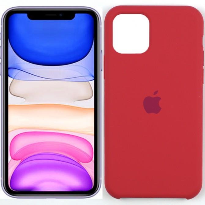 Чехол силиконовый для iPhone 11 Pro Вишневый