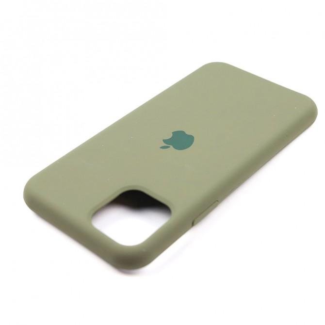 Чехол силиконовый для iPhone 11 Pro Болотный-4