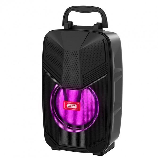 Bluetooth Колонка XO F29 (FM/LED/USB/AUX/TF Card/6.3mm) Black
