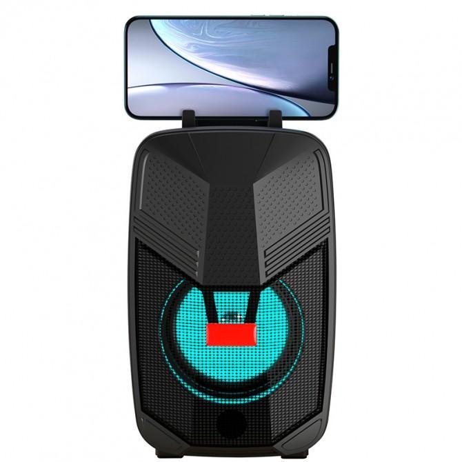 Bluetooth Колонка XO F29 (FM/LED/USB/AUX/TF Card/6.3mm) Black-1