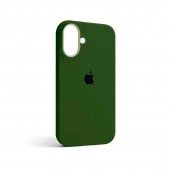 Силиконовый чехол для iPhone 16 Plus Army Green FULL Силиконовый чехол для iPhone 16 Plus Army Green FULL
