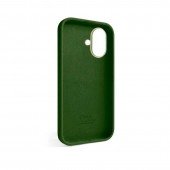 Силиконовый чехол для iPhone 16 Plus Army Green FULL Силиконовый чехол для iPhone 16 Plus Army Green FULL