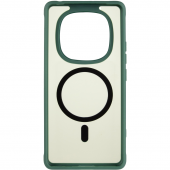 Чeхол TPU+PC Lyon Frosted series with Magsafe Xiaomi Redmi Note 15 4G Green