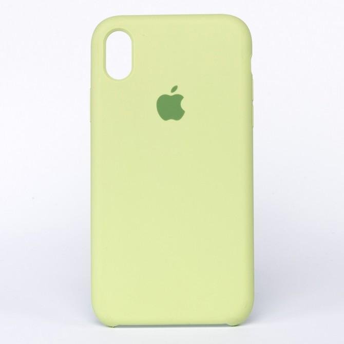 Оригинальный силиконовый чехол для iPhone Xr Авокадо