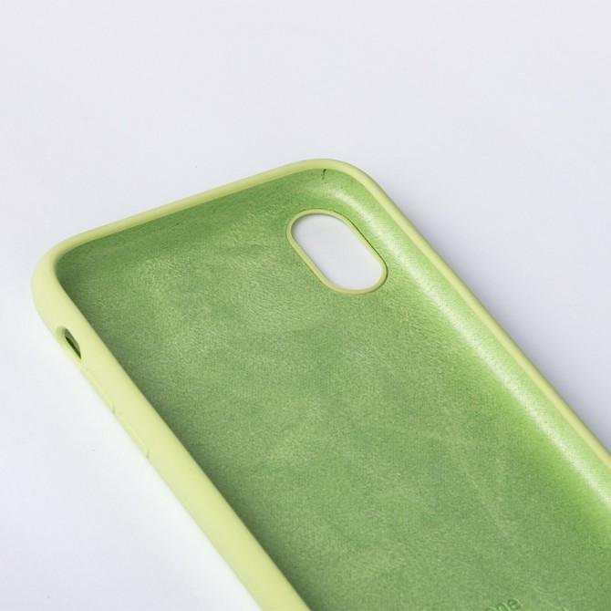 Оригинальный силиконовый чехол для iPhone Xr Авокадо-2