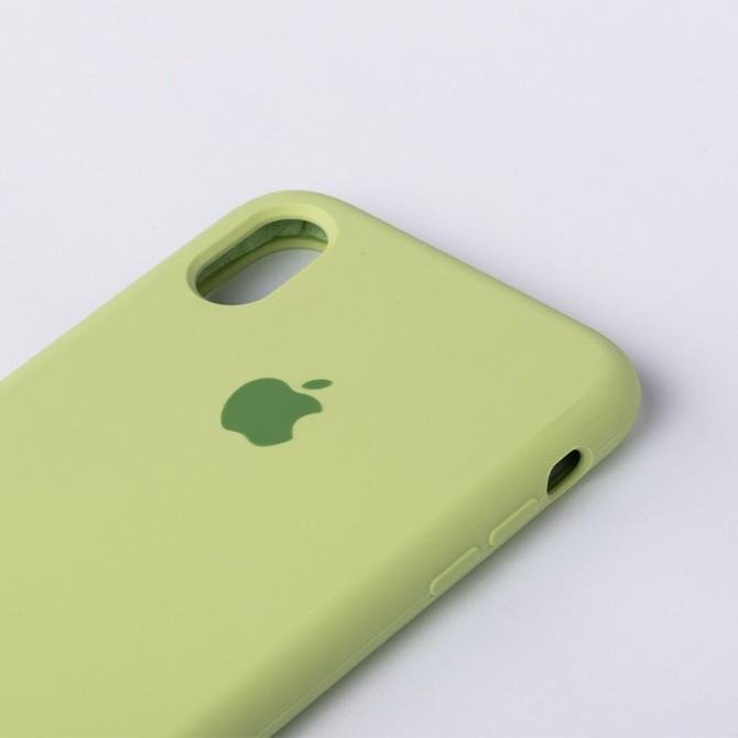 Оригинальный силиконовый чехол для iPhone Xr Авокадо-3