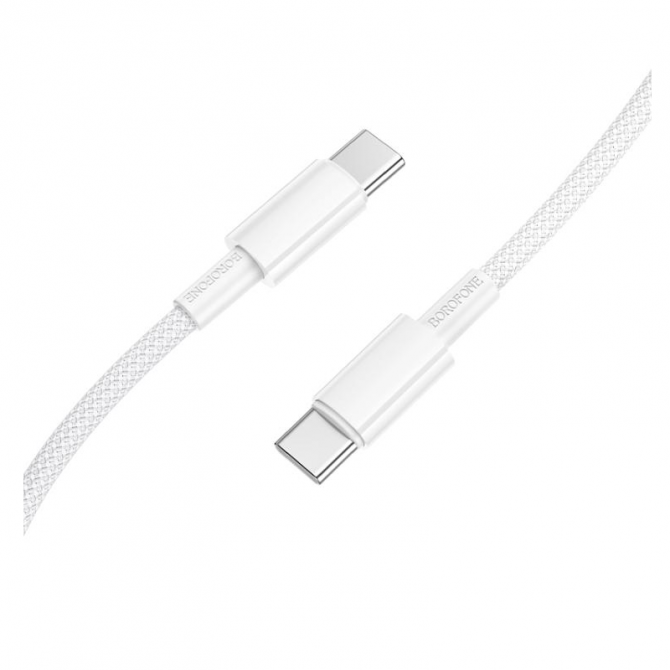 USB кабель Borofone BX117 Source Type-C White 1m