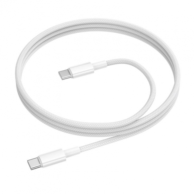 USB кабель Borofone BX117 Source Type-C White 1m-1