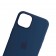 Оригінальний силіконовий чохол для iPhone 13 Pro Темно Синій FULL