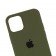 Оригинальный силиконовый чехол для iPhone 14 Dark Olive FULL
