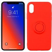 Чехол Ring Color для iPhone X/Xs Красный Чехол Ring Color для iPhone X/Xs Красный