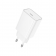 Мережевий зарядний пристрій 1Type-C Hoco C143A Benefit PD20W White