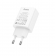 Мережевий зарядний пристрій 1Type-C Hoco C143A Benefit PD20W White