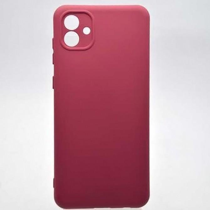 Чехол Original Soft Case Samsung A045 Galaxy A04 Марсала FULL