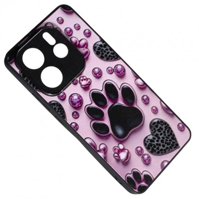 Накладка PC Fashion Mix Xiaomi Redmi Note 14 5G Pink Paws-1