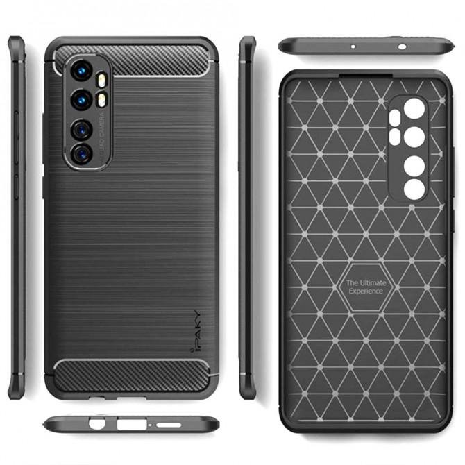 Чехол iPaky Slim Series для Xiaomi Mi Note 10 Lite Чёрный-3