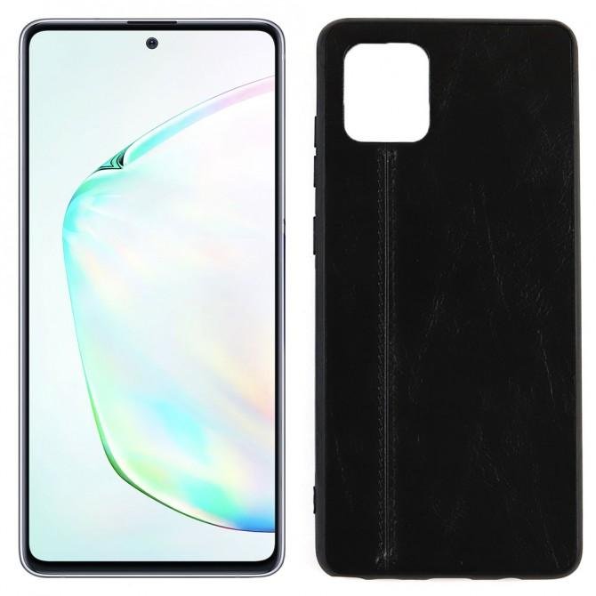 Чохол шкiряний Lava для Samsung N770 Galaxy Note 10 Lite Чорний