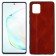 Кожаный чехол Line для Samsung N770 Galaxy Note 10 Lite (A81) Red