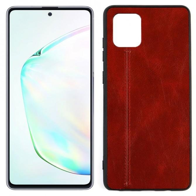 Чохол шкiряний Lava для Samsung N770 Galaxy Note 10 Lite Червоний