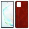 Кожаный чехол Line для Samsung N770 Galaxy Note 10 Lite (A81) Red