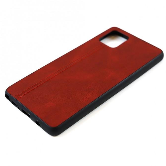 Чохол шкiряний Lava для Samsung N770 Galaxy Note 10 Lite Червоний-3