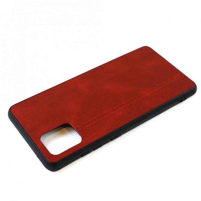Чохол шкiряний Lava для Samsung N770 Galaxy Note 10 Lite Червоний-4