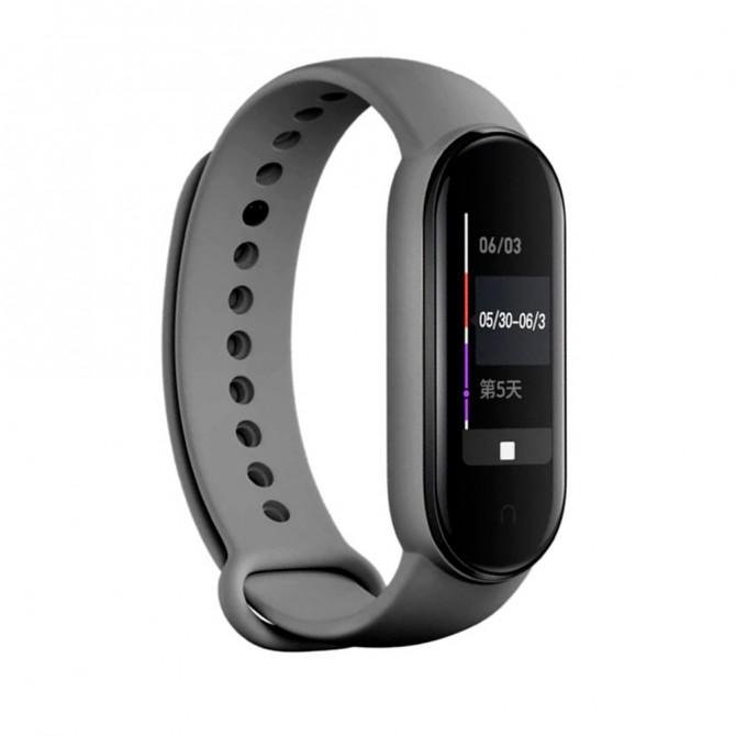 Ремінець для Xiaomi Mi Band 5/6 (Silicone) Space Grey