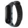Ремешок для Xiaomi Mi Band 5/6 (Silicon) Хаки Чёрный