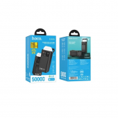Дополнительная батарея Hoco EJ65A High 22.5W+PD20W+four-cables power bank 50 000mAh Black