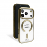 Силиконовый чехол SHINING with MagSafe для iPhone 17 Pro Золотой