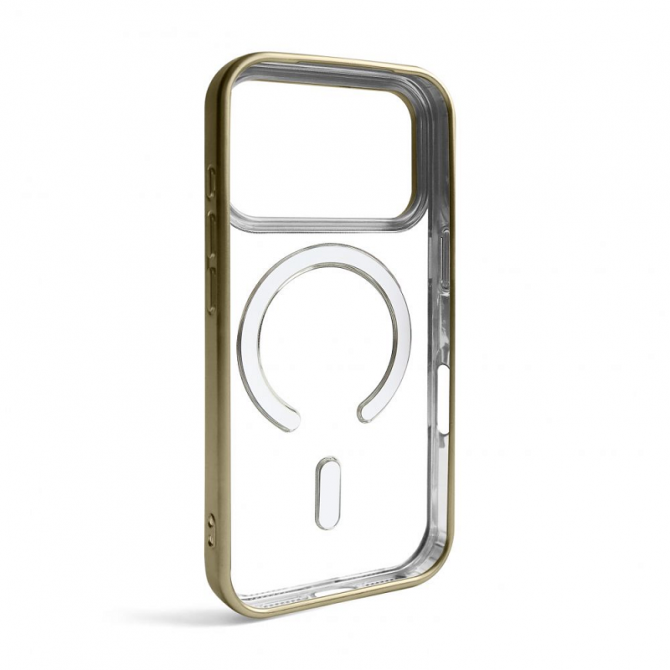 Силіконовий чохол SHINING with MagSafe для iPhone 17 Pro Золотий-2