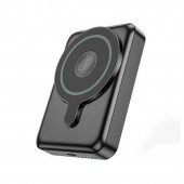 Додаткова батарея Hoco Q11 PD20W 3in1 Wireless Fast Charging (10000 mAh) Black Додаткова батарея Hoco Q11 PD20W 3in1 Wireless Fast Charging (10000 mAh) Black