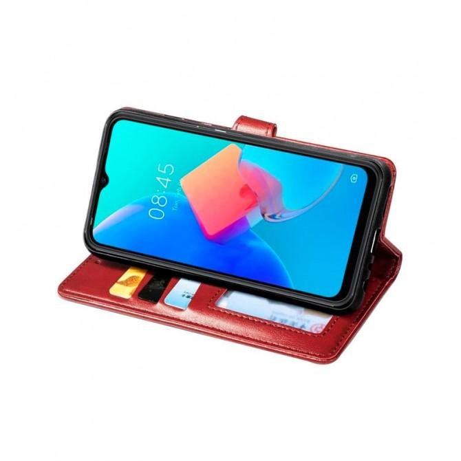 Чехол-книжка GETMAN Gallant for TECNO Spark 6 Go Red-1